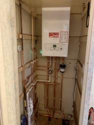 This was a system conversion to combi boiler with 10 year warranty
