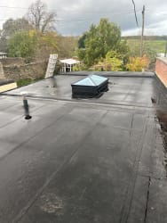 Resitrix skw rubber EPDM with roof lantern installation 