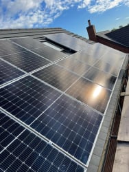 Panels on Roof