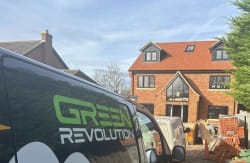 Air source heat pump install in Bucks