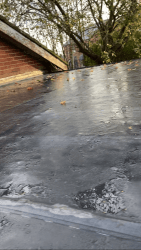 New Epdm roof installed complete with new upvc facias and gutters 