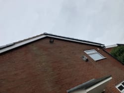 Removed old dysfunctional dry verge system 