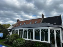 Tiled warm roof 