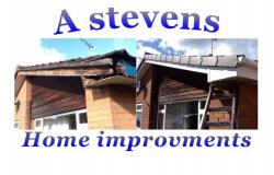 A STEVENS HOME IMPROVEMENTS logo