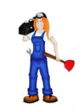 RED HOT Heating and Plumbing logo