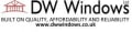 D W WINDOWS logo