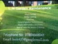 L.m Garden Maintenance logo