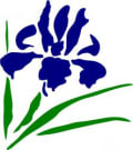 Blue Iris Lawn Care logo