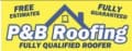 P & B Roofing logo