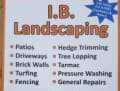 I B Landscaping logo