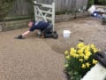 Resin-pave surfacing logo