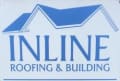 Inline roofing and building logo