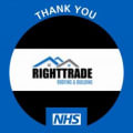 Righttrade roofing & building logo