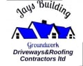 Jays building roofing groundwork contractors logo