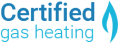 Certified GAS Heating logo