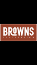 M brown scaffolding logo