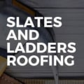 Slates and ladders roofing logo