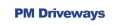 P M Driveways logo