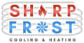 Sharp frost cooling and heating logo