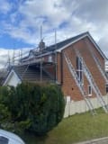 Stormproof plastics roofing contractors logo
