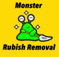 Monster rubbish removal logo