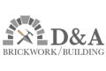 D&A Brickwork/Building logo