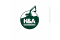 H & A Groundworks logo