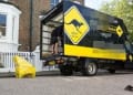 Aussie Man And Van. logo