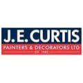 J.e. Curtis Painters & Decorators. logo