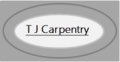 T J Carpentry logo