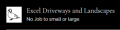 Excel Driveways and Landscapes logo