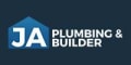 J a plumbing and builder logo