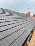 Trident roofing logo