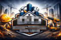 D.D building and maintenance logo