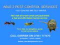 ABLE 2 PEST CONTROL SERVICES Logo