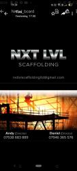 NXT LVL SCAFFOLDING logo