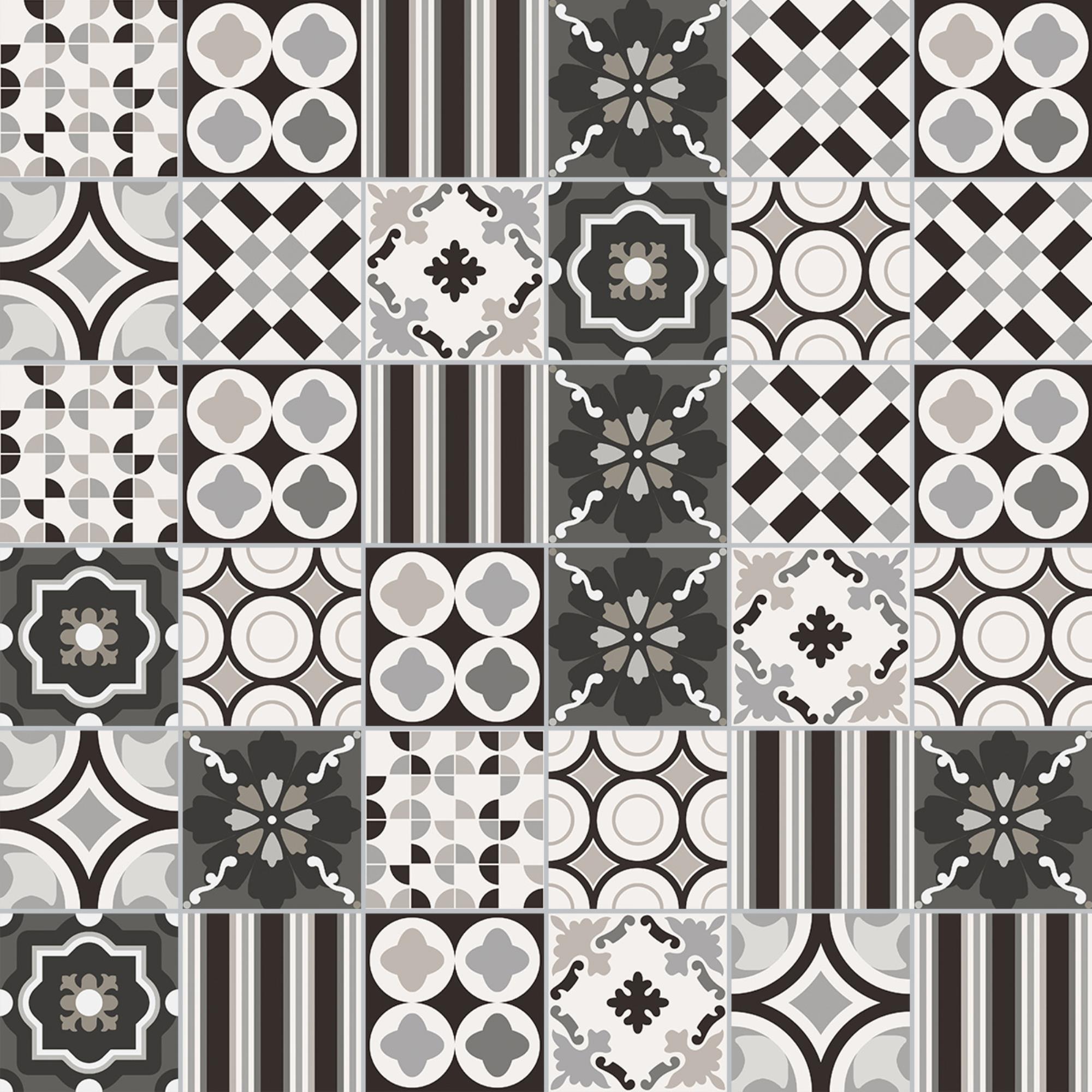  Gaudi Black&White Mix   20x20cm