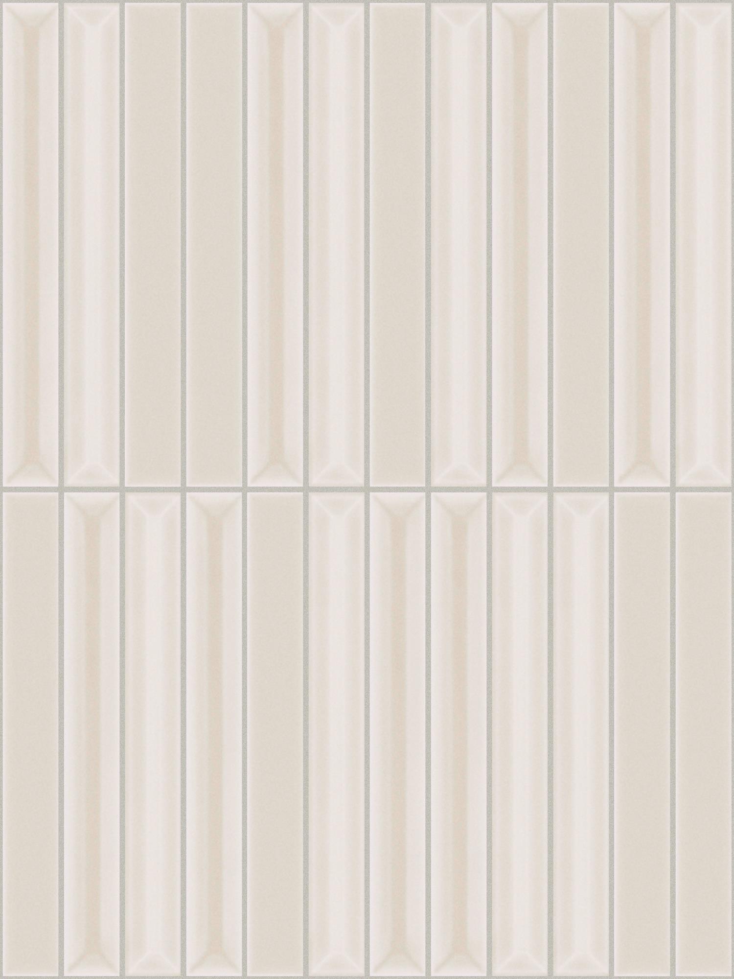  Bellagio Mini | Bianco Mix | Glossy |  2,5x20cm | op matje 30x40cm