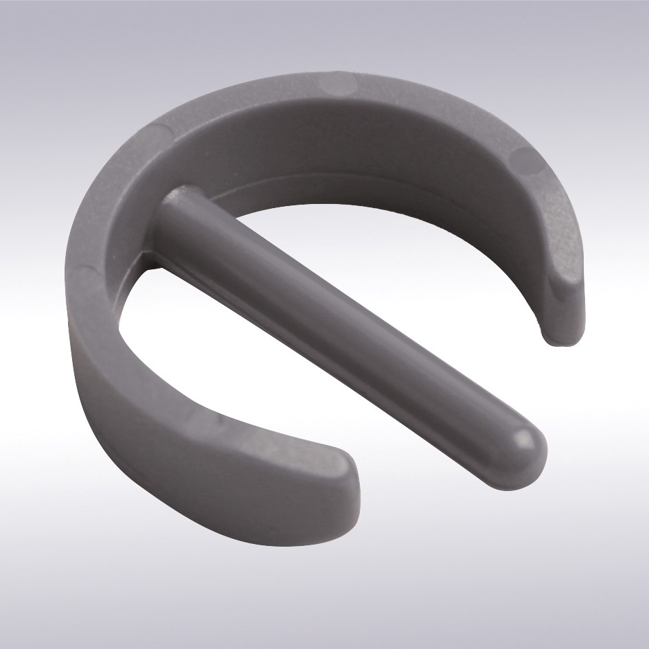 Clip steelkoppeling grijs -N-