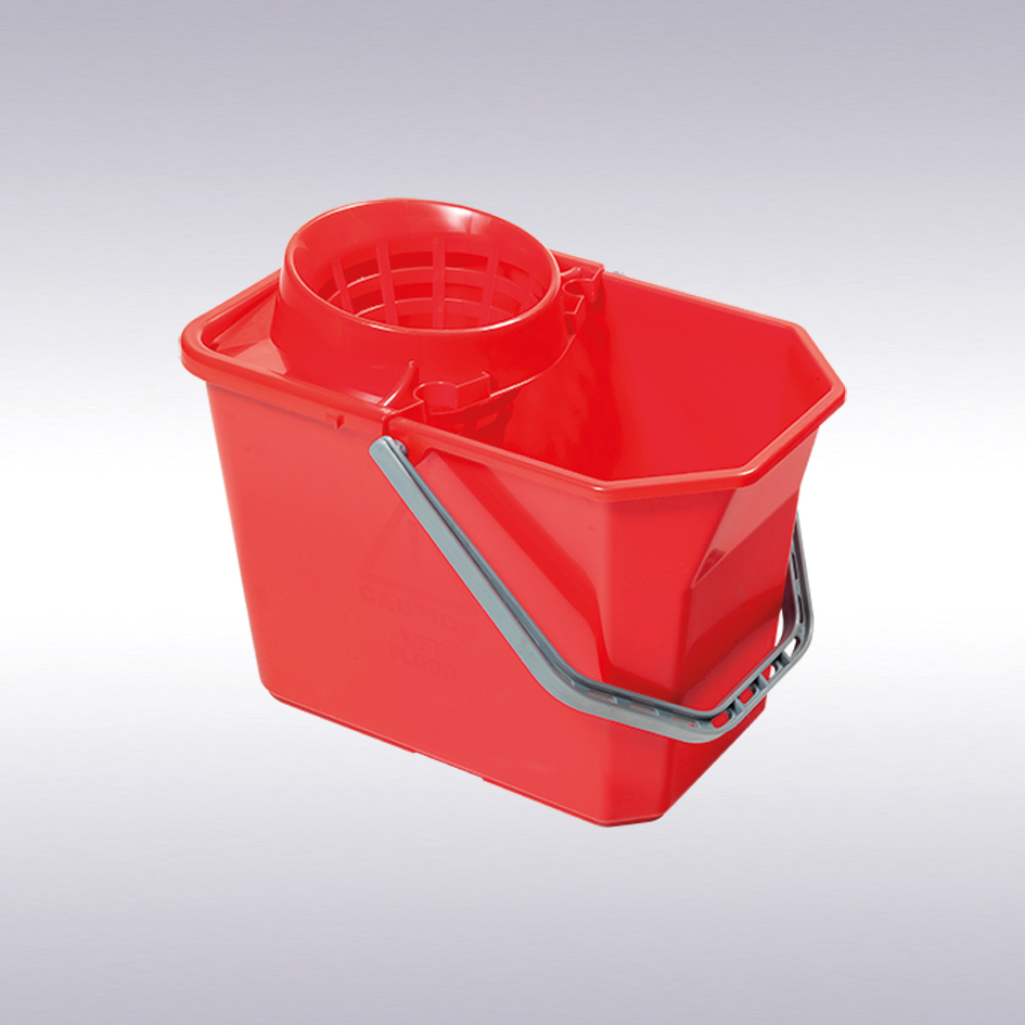 Mini-mop emmer rood, 12 liter