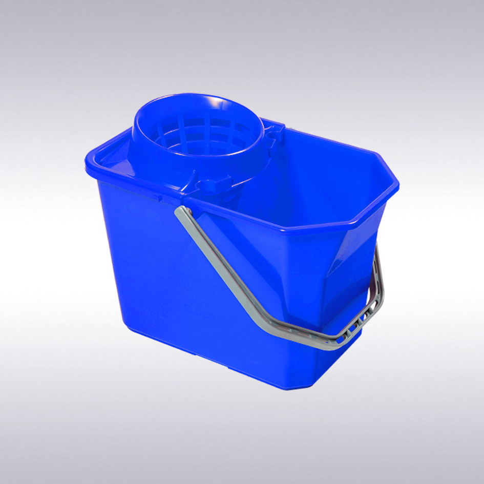Mini-mop emmer blauw, 12 liter