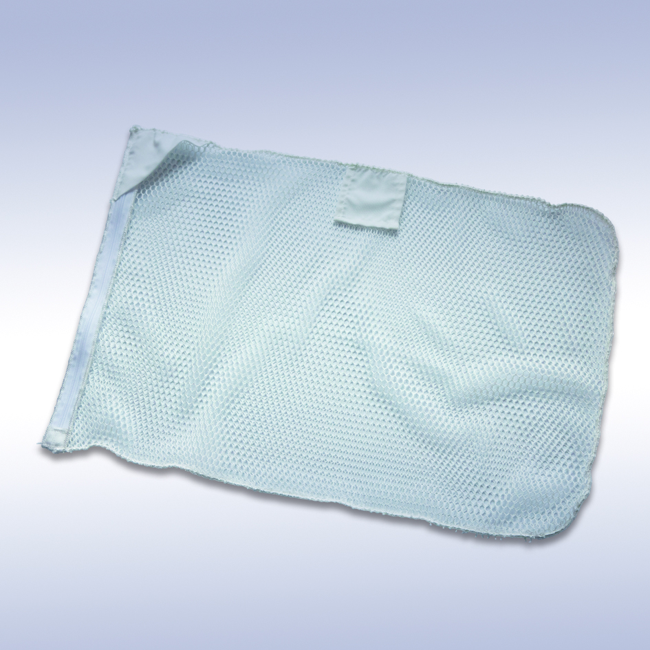 Waszak wit 25 liter met rits -N-