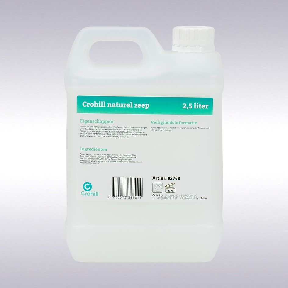 Crohill naturel zeep 2,5 liter