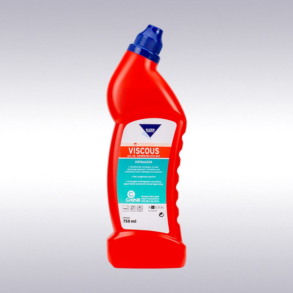 Viscous gel, ontkalker met krachtig parfum, 6 x 750 ml