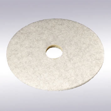 Vloerpad wit, 17 inch / 43 cm - vpe 5