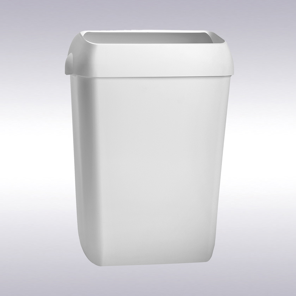 Afvalemmer open inworp wit 45 liter -N-