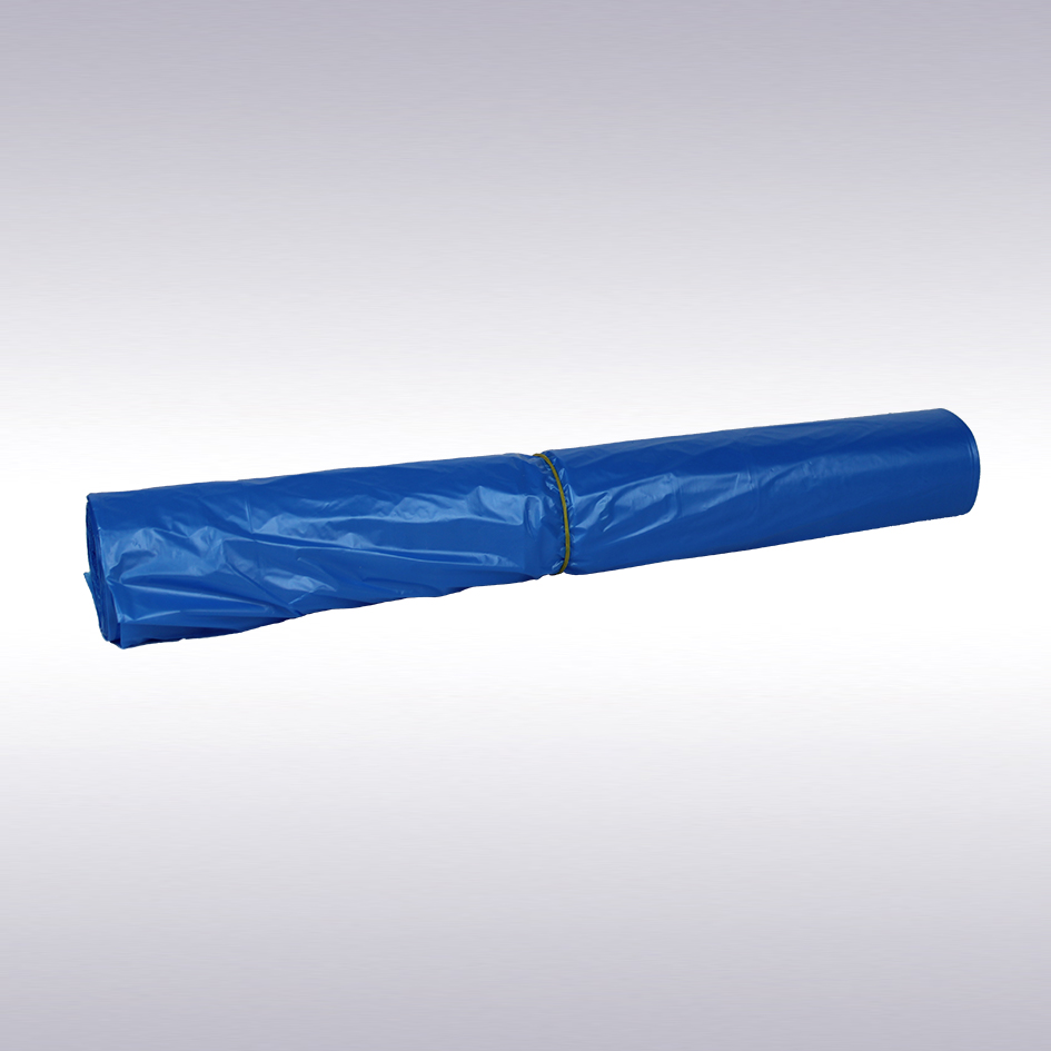 Afvalzak HDPE, 70 x 110 cm, blauw T25