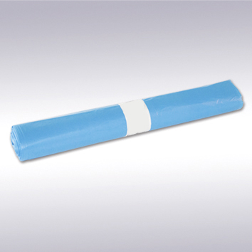 Afvalzak HDPE, 70 x 110 cm blauw T35