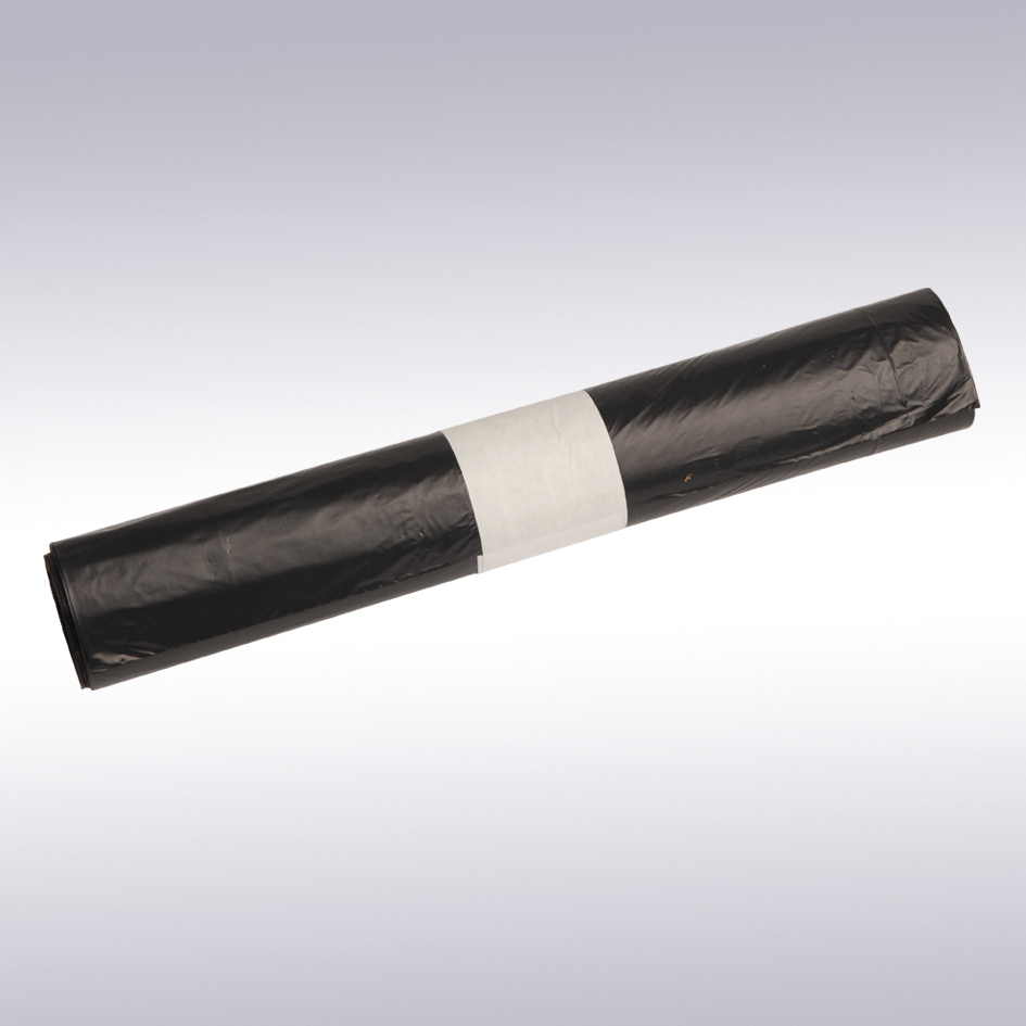 Afvalzak LDPE, 90 x 125 cm zwart T60