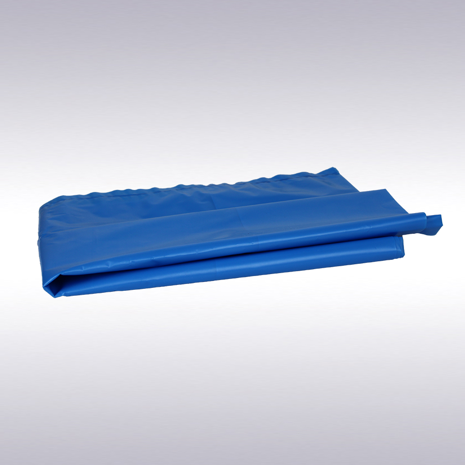 Afvalzak MDPE, 90 x 110 cm blauw puin